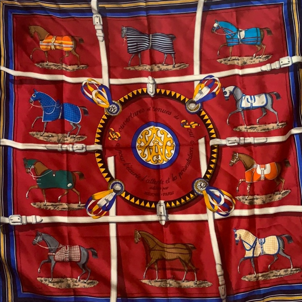Hermès vintage scarf 1974